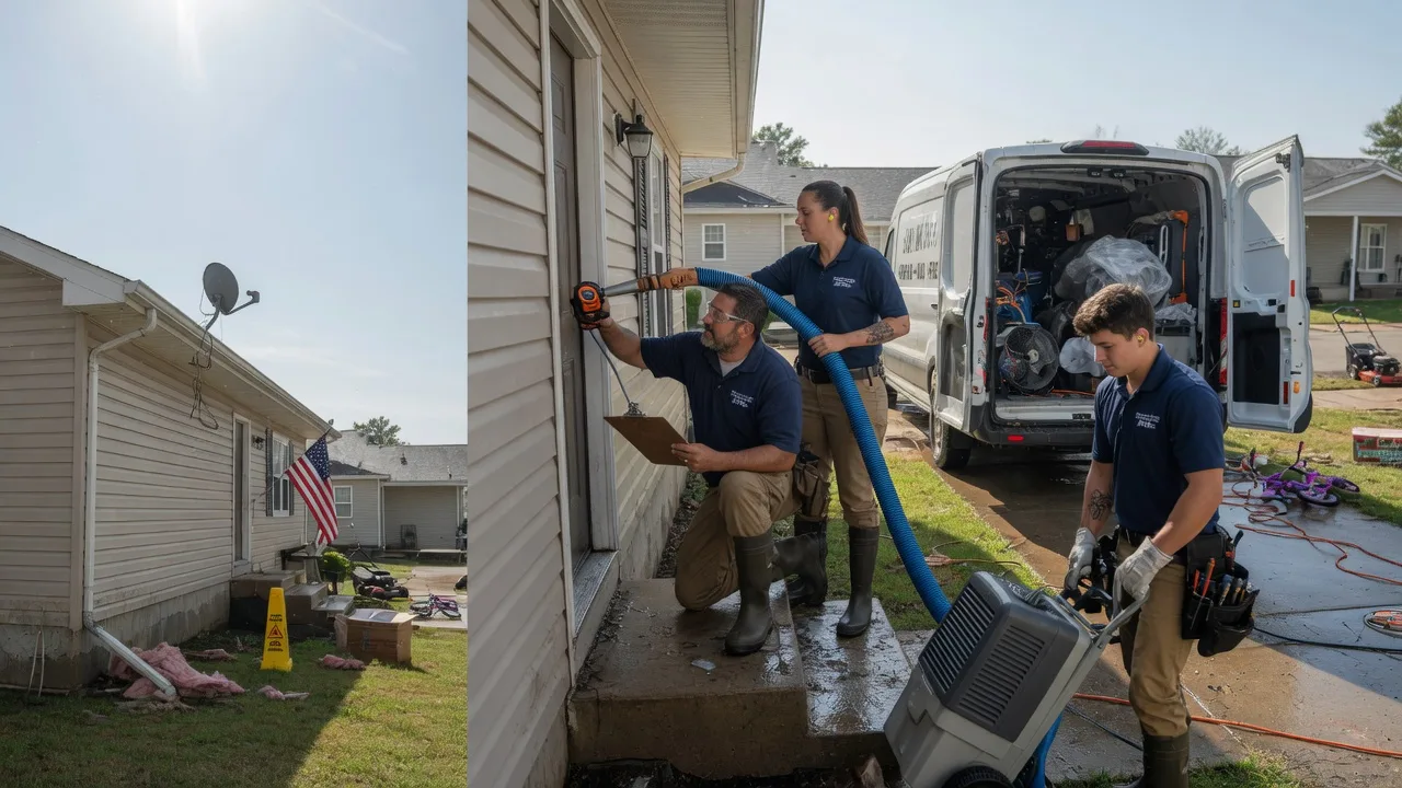 Ceiling Water Damage Restoration in Middleport, OH near me